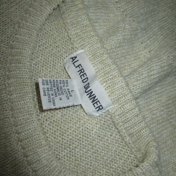 Womans Alfred Dunner Beige Short Sleeve Sweater Floral Sz Large fall fairy boho - Picture 6 of 13